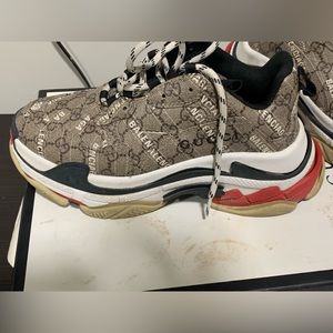 Gucci x Balenciaga The Hacker Project Triple S Beige limited edition